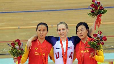 Medalists of Women's 500m Time Trial