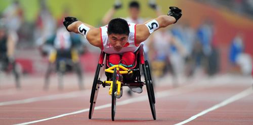 Photos: China wins Men's 4x100m T53/T54 gold