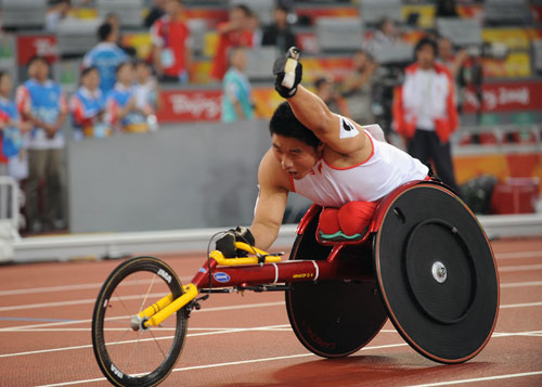 Photos: China wins Men's 4x100m T53/T54 gold