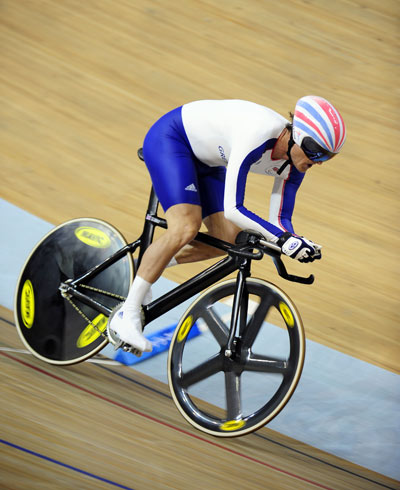 Mark Bristow competes.[Xinhua]