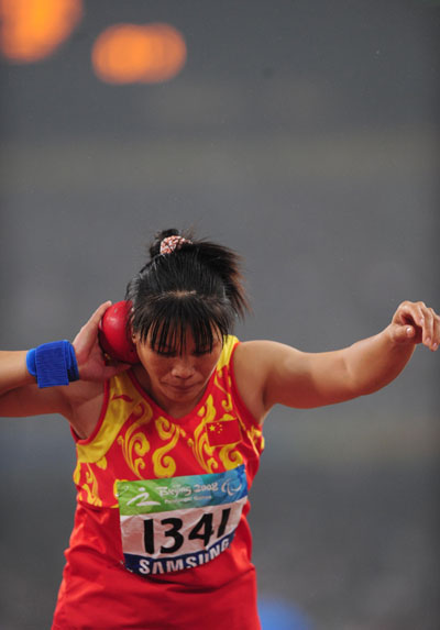 Photos: China's Zheng Baozhu wins Women's Shot Put - F42-46 gold