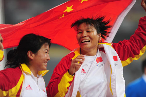 Photos: China's Zheng Baozhu wins Women's Shot Put - F42-46 gold