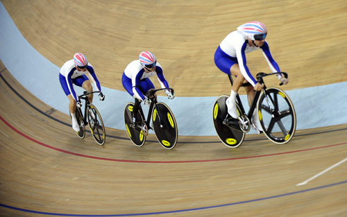 Photos: Great Britain wins Men's Team Sprint LC1-4 CP3/4 gold