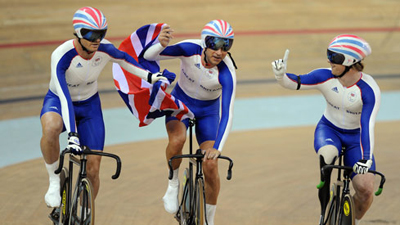 Britain wins Men's Team Sprint LC1-4 CP3/4 gold