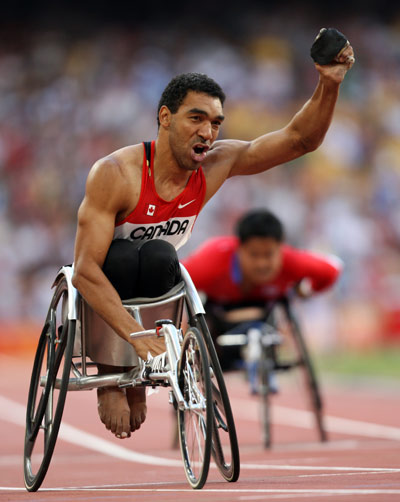 Photos: Canada's Dean Bergeron claims title of Men's 200m T52