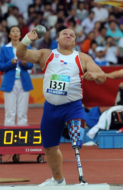 Photos: Croatia's Darko Kralj wins Men's Shot Put F42 gold