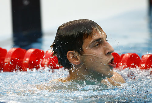 Konstantin Lisenkov of Russia broke the world record and advanced to the S8 final. The Men's 100m Breaststroke events of the Beijing 2008 Paralympic Games were held at the National Aquatics Center in Beijing on September 10, 2008.