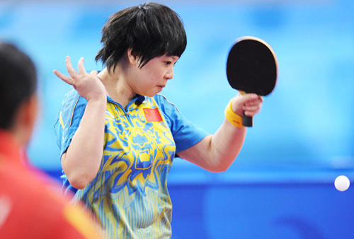 Photos: China's Lei Lina wins Women's Table Tennis Individual Class 9 gold