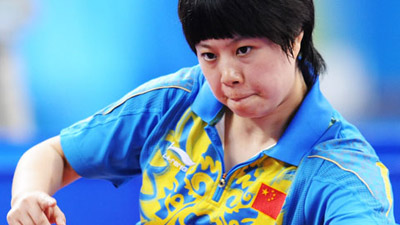 Lei Lina wins Women's Table Tennis Individual Class 9 gold