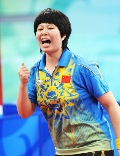 Photos: China's Lei Lina wins Women's Table Tennis Individual Class 9 gold