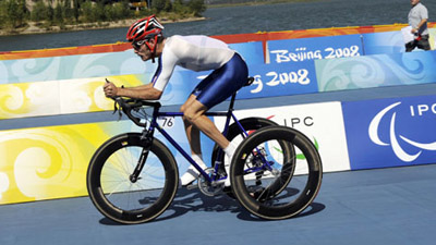 David Stone wins Mixed Individual Time Trial CP 1/CP 2 gold