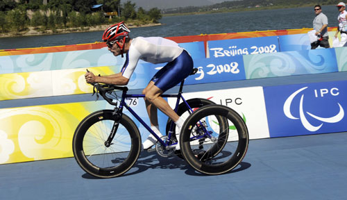 Photos: David Stone wins Mixed Individual Time Trial CP 1/CP/2 gold