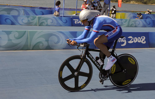Jiri Jezek of Czech Republic wins the gold medal in the Men's Individual Time Trial LC2. The Men's Individual Time Trial LC finals of the Beijing 2008 Paralympic Cycling Road competition were held at the Triathlon Venue in Beijing on September 12, 2008.