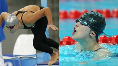 Women's 100m Individual Freestyle finals