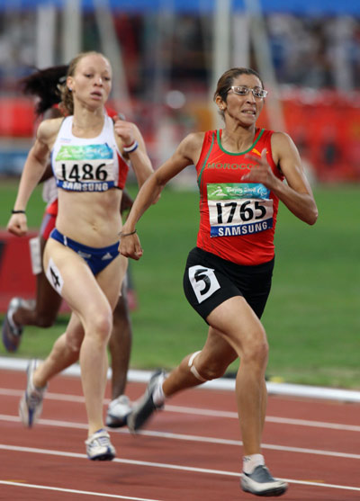 Photos: Sanaa Benhama of Morocco wins Women's 400m-T13 gold