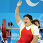 Chinese powerlifter Bian fulfills her dream at Beijing Paralympics