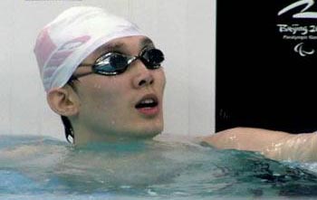 In the Paralympic Swimming S-11 competition, the swimmers are either partially or totally sight-impaired.