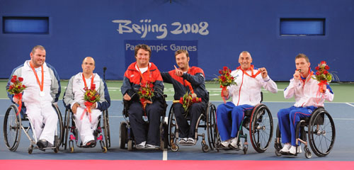Photos: US wins Wheelchair Tennis Mixed Doubles Quad gold