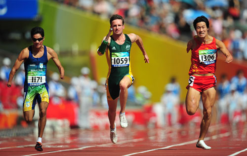 Photos: Australia's Heath Francis wins Men's 100m T46 gold