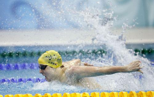 Peter Leek of the Australian Team competes.[Xinhua]