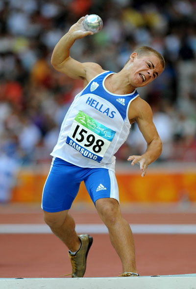 Paschalis Stathelakos competes. [Xinhua]