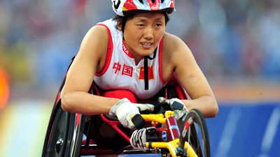 China’s Zhou Hongzhuan wins Women's 800m - T53 gold