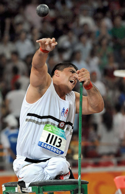 Photos: Azerbaijan's Olokhan Musayev wins Men's Shot Put F55/56