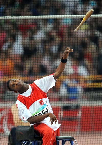 Photos: Tunisia's Mourad Idoudi wins Men's Club Throw F32/51 gold