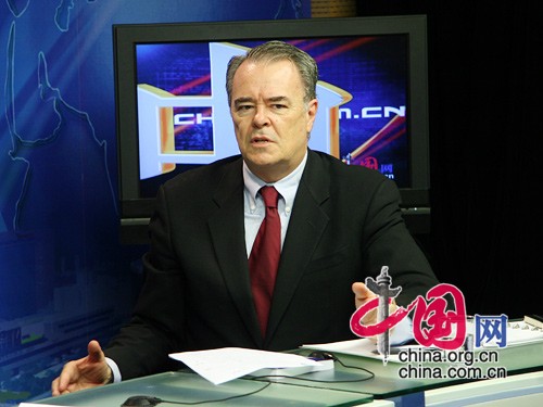 Dr. John Rutledge speaking in an exclusive interview with china.org.cn on September 17, 2008.