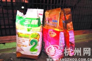 Sanlu milk is found to be tainted. [hangzhou.com.cn]