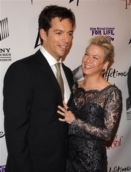 Actors Harry Connick Jr. and Renee Zellweger attend a screening of Lifetime and Sony Picture's 'Living Proof' at The Paris Theatre in New York on Wednesday, Sept. 24, 2008.