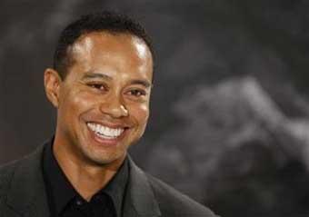 Tiger Woods talks at a press conference to announce Punta Brava, a piece of land to be developed into a private golf and ocean club community in Ensenada, Mexico, at the Bel Air Hotel in Los Angeles, October 7, 2008. Tiger Woods Design and The Flagship Group are jointly investing in the project.[Reuters]