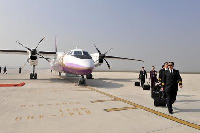 The Chinese-made regional jet, Modem Ark (MA) 60 was launched for the maiden domestic commercial flight in the northern port city of Tianjin on Sunday.
