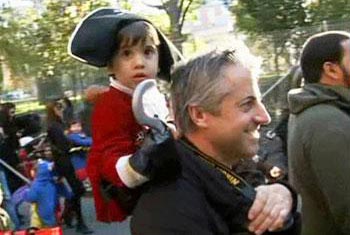 The children's Halloween parade took place in New York City on Friday, with costumes ranging from pumpkins to knights, as well as more traditional Halloween fare of ghosts and goblins.