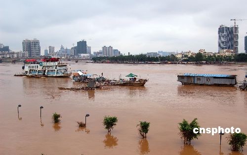 The downpours in neighbouring Guangxi Zhuang Autonomous Region caused the worst floods in its capital Nanning since 1907. 