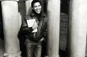 Obama attended Harvard Law School and was elected the first black president of the Harvard Law Review. 
