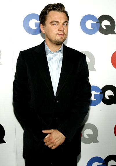 Actor Leonardo DiCaprio poses at the 13th annual GQ magazine 'Men of the Year' party in Los Angeles November 18, 2008. 