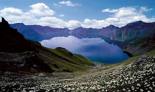 Tianchi, or Heavenly Lake, is the world's highest crater lake. 