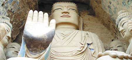 Relics at the Mogao Grottoes, Gansu province, reflect the golden age of the Tang Dynasty (AD 618-907). A new study shows this prosperous kingdom fell in concert with climate changes about 1,000 years ago. 