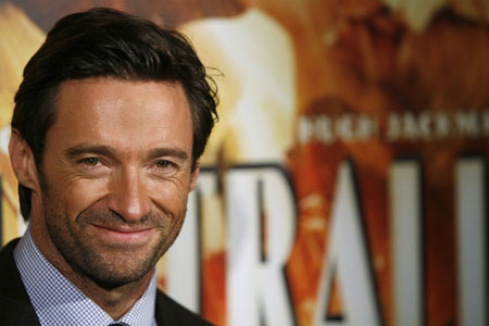 Actor Hugh Jackman arrives for the premiere of the film 'Australia' in New York November 24, 2008. 