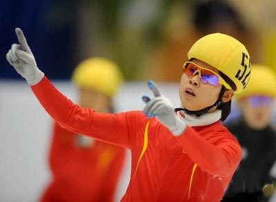 In short-track speed skating, Chinese skater Wang Meng took the women's 500 meters race with a new world record at the China Open on Saturday, the third stop of the six-leg World Cup series.