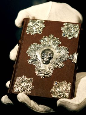 Leather bound: The Tales of Beedle the Bard.