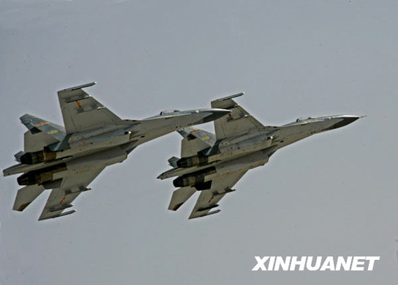 J-11 fighters in training