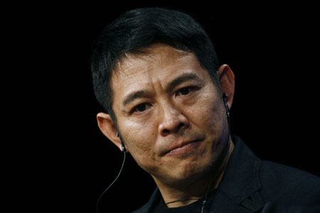 Chinese actor Jet Li listens as he attends the Clinton Global Initiative Asia Meeting in Hong Kong December 3, 2008.