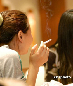 Rising tobacco use in developing countries is believed to be a huge reason for the shift, particularly in China and India, where 40 percent of the world's smokers now live.