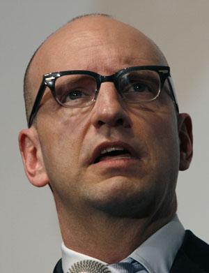 Director Steven Soderbergh speaks before the screening of the film 