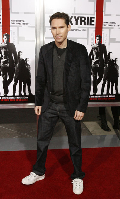 Director of the movie Bryan Singer poses at the premiere of the movie 'Valkyrie' at the Directors Guild of America in Los Angeles December 18, 2008. The movie opens in the U.S. on December 25. 