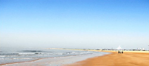 A view of the beach of Haiyang [File photo: haiyang2012.cn]