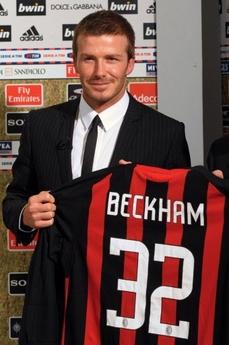 Beckham to wear number 32 at Milan -