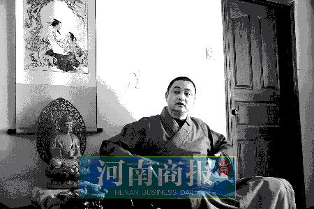 Abbot Shi Yongxin, the temple's so-called 'CEO monk'. 